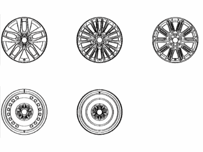 Toyota 42611-07230 Wheel,  Disc