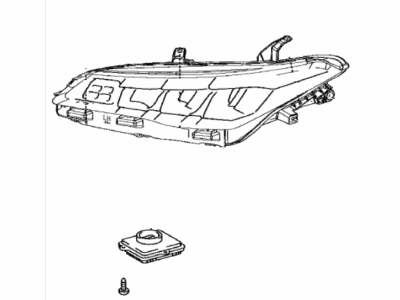 Toyota 81110-07212 Headlamp Assy,  RH