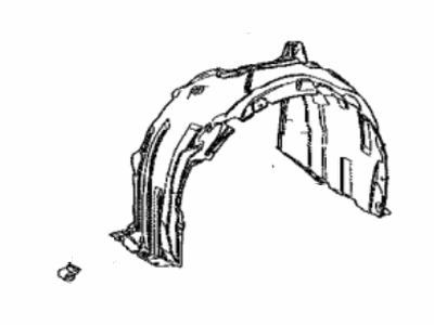 Toyota 53805-07020 Shield Sub-Assy,  Fender Splash,  Front RH
