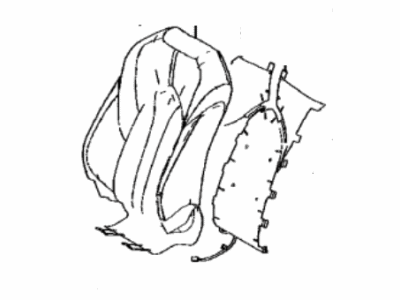 Toyota 71073-07500-C0 Cover,  Front Seat Back,  RH(For Separate Type)