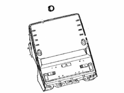 Toyota 86140-07121 Dash Control Unit