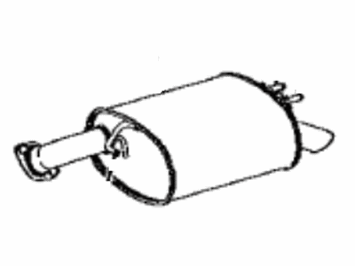Toyota 17440-0P200 Pipe,  Exhaust Tail,  LH