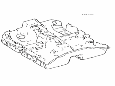 Toyota 58511-07031 Mat,  Floor,  Front