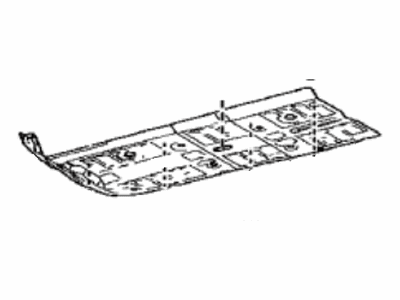 Toyota 58111-07050 Pan,  Front Floor,  RH