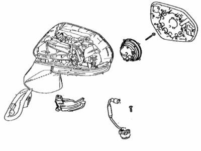 Toyota 87940-07330 Mirror