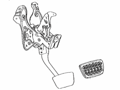 Toyota 47110-06311 Support Assy,  Brake Pedal