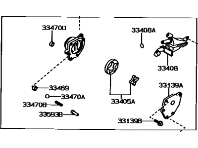 Toyota 33470-20030 Pump Assy,  Manual Transmission Oil