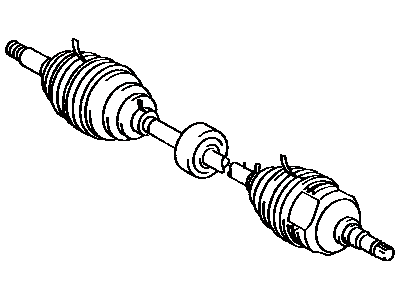 Toyota Matrix Axle Shaft - 43410-12250
