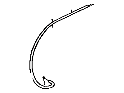 Toyota 55908-12230 Cable Sub-Assembly, Air Inlet Damper Control