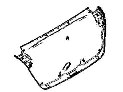 Scion 64719-WB002 Cover,  Luggage Compartment Door