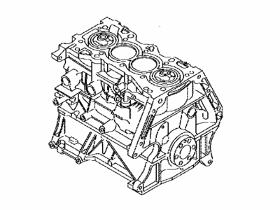 Toyota 11400-WB002 Short Block
