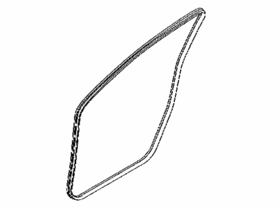 Toyota 62311-WB001 Weatherstrip, Front Door Opening Trim, Passenger Side