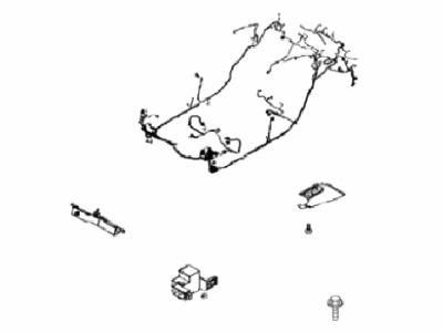 82161-WB011 Toyota Wire, Floor Illustration 1 of 1