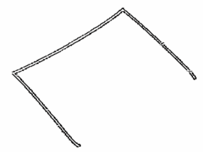 Toyota 75573-WB002 Moulding, Back Window, Outside