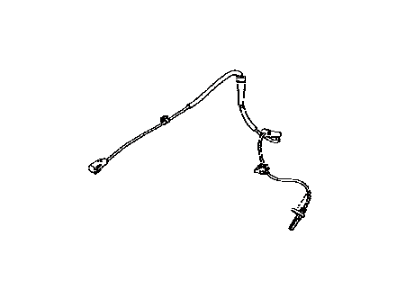 Toyota 89542-WB001 ABS Sensor, Front 89542-WB001 Toyota ABS Sensor, Front Illustration 1 of 1