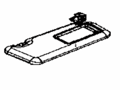 Scion 74310-WB001 Visor Assy,  RH