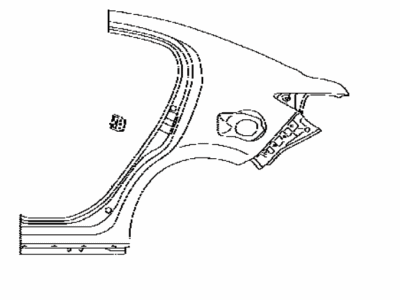Scion 61601-WB003 Panel,  Quarter,  RH