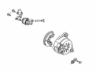 Toyota 27350-WB001 Stator Sub-Assembly Alternator W/Rectifier