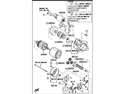 Scion 28100-WB001 Starter Assy