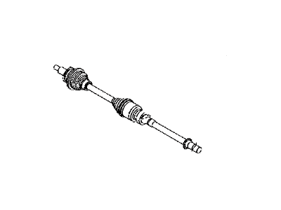 Toyota 43410-WB001 Shaft Assembly, Front Drive, Passenger Side