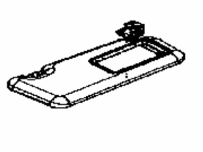 Toyota 74310-WB001 Visor Assy,  RH