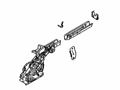 Toyota 57602-WB003 Member Sub-Assy,  Rear Floor Side,  LH