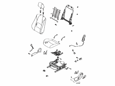 Toyota 71200-WB031 Seat Assembly, Front Driver Side