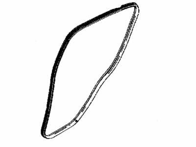 Scion 62331-WB001 Weatherstrip,  Rear Door Opening Trim,  RH