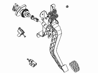 Toyota 31380-WB001 Support Assembly, Pedal