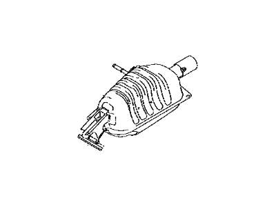 Scion 17430-WB003 Pipe Assy,  Exhaust,  Tail