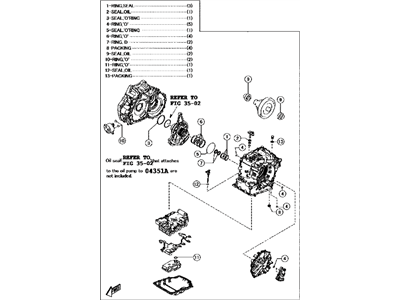 Scion 04351-WB002 Gasket Kit,  Transaxle Overhaul(ATM)