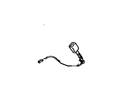 Toyota 73230-WB001 Belt Assembly, Front Seat Inner, Passenger Side