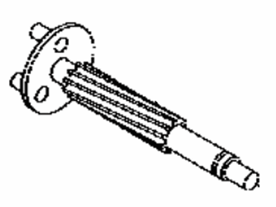 Toyota 28014-WB001 Shaft Sub-Assembly, Planet Carrier