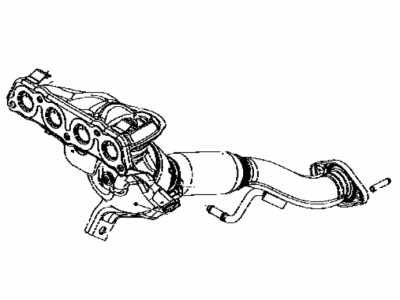 Scion 25051-WB003 Converter Sub-Assy,  Exhaust Manifold