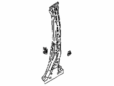 Toyota 61032-WB003 Reinforcement Sub-Assembly, Center Body Pillar