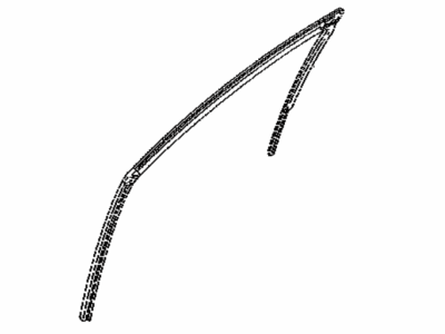 Scion 68141-WB001 Run,  Front Door Glass,  RH
