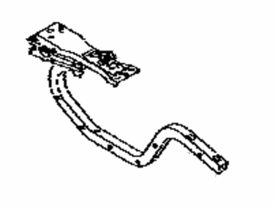 Toyota 64504-WB002 Arm Sub-Assy,  Luggage Compartment Door Hinge,  LH