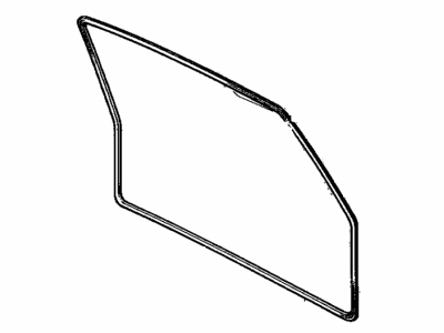 67881-91605 Toyota Weatherstrip Sub-Assembly, Back Door Illustration 1 of 1