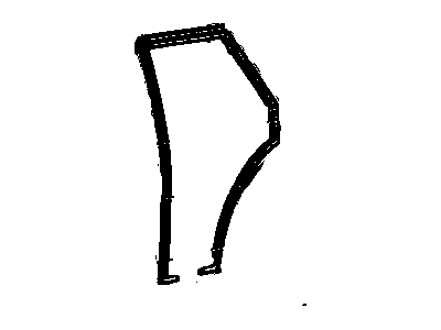 Toyota 62404-22010-01 Garnish Assembly, Roof Side Rail, Driver Side