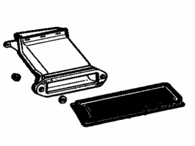 Toyota 62906-29065 Louver Assembly, Roof Side Vent, Driver Side