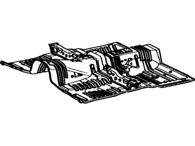 Toyota 58101-22222 Pan Sub-Assembly, Front Floor