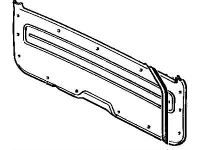 67751-91606-03 Toyota Board, Back Door Trim Illustration 1 of 1