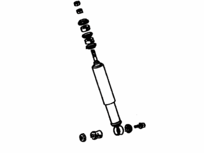 Toyota 48531-29425 Absorber Assembly, Shock, Rear Passenger Side