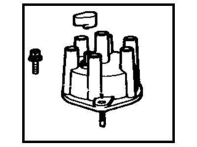 Toyota 19101-41140 Cap Sub-Assembly, Distributor