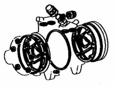 Toyota 04881-22020 Gasket Kit, Cooler Compressor Overhaul, Passenger Side