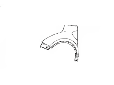 Toyota 53802-F4030 Fender Sub-Assy,  Front LH