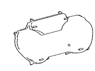 Toyota 83852-07510 Glass,  Combination Meter