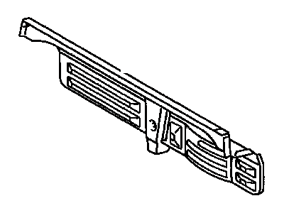 Toyota 57607-08010 Member, Rear Floor Cross 57607-08010 Toyota Member, Rear Floor Cross Illustration 1 of 1