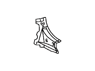 Toyota 57665-0C020 Panel, Lower Back Side, Passenger Side