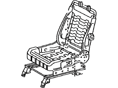 Toyota 71110-AE060 Frame Assembly, Front Seat W/Adjuster, Passenger Side